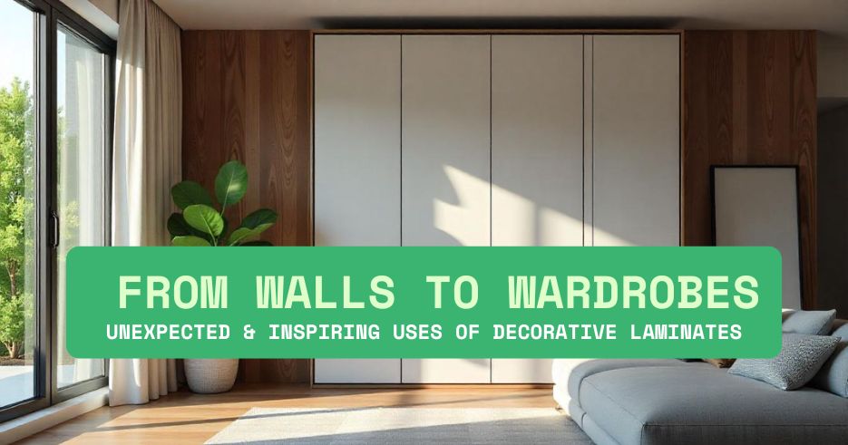 From Walls to Wardrobes: Unexpected & Inspiring Uses of Decorative Laminates