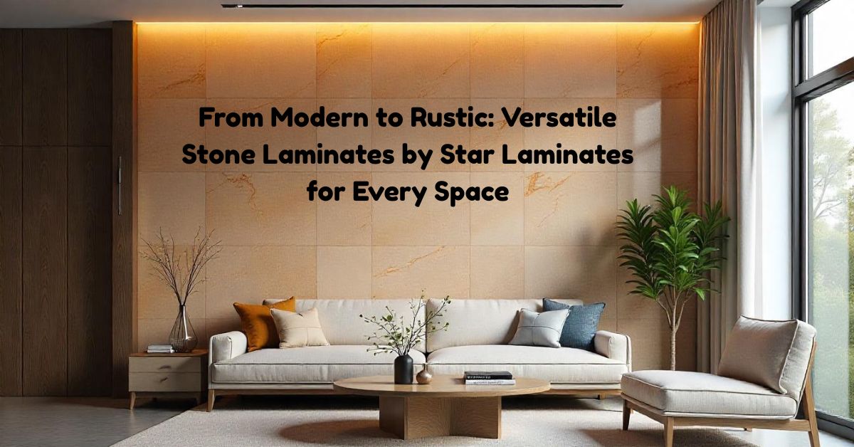From Modern to Rustic: Versatile Stone Laminates by Star Laminates for Every Space