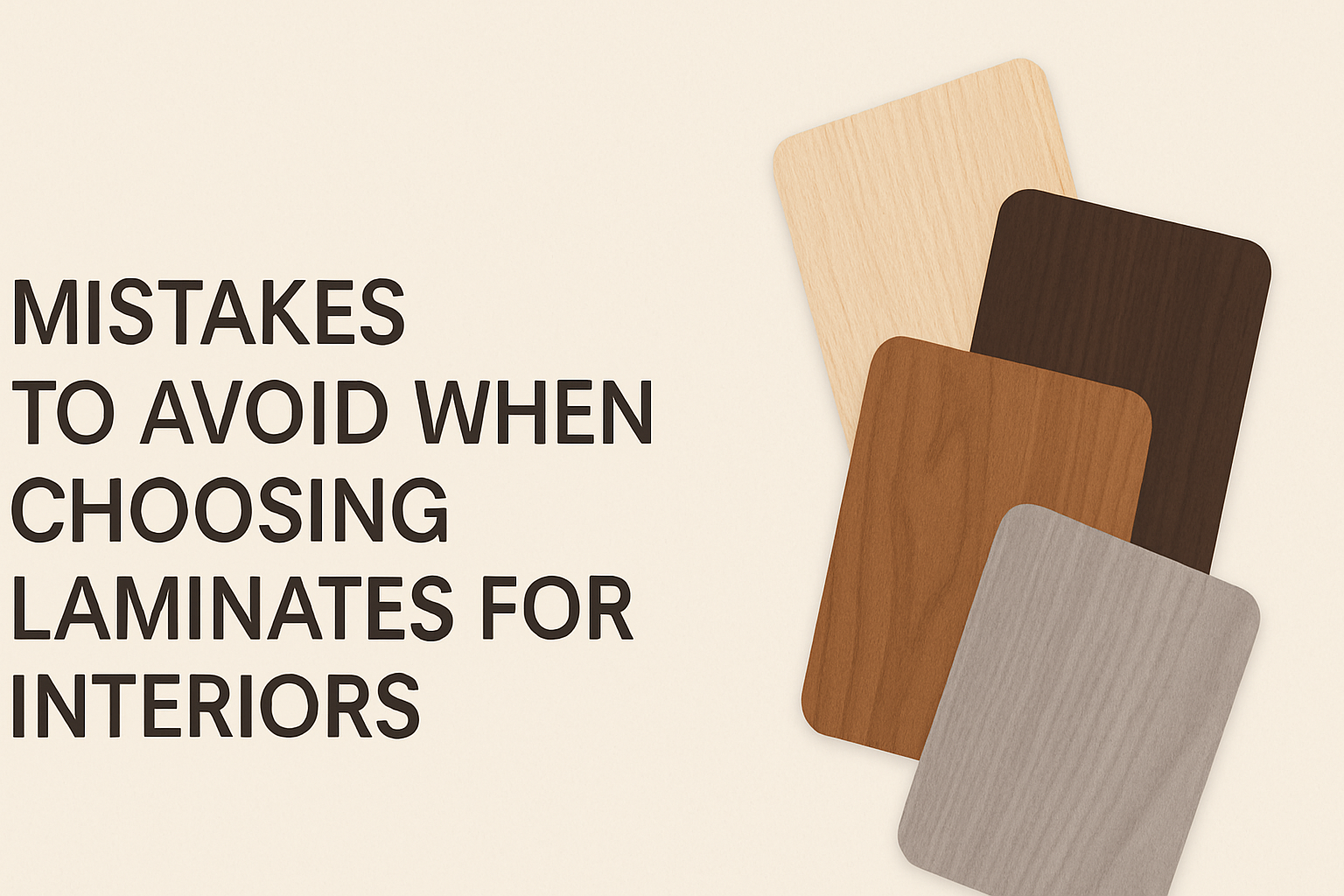 Mistakes to Avoid When Choosing Laminates for Interiors
