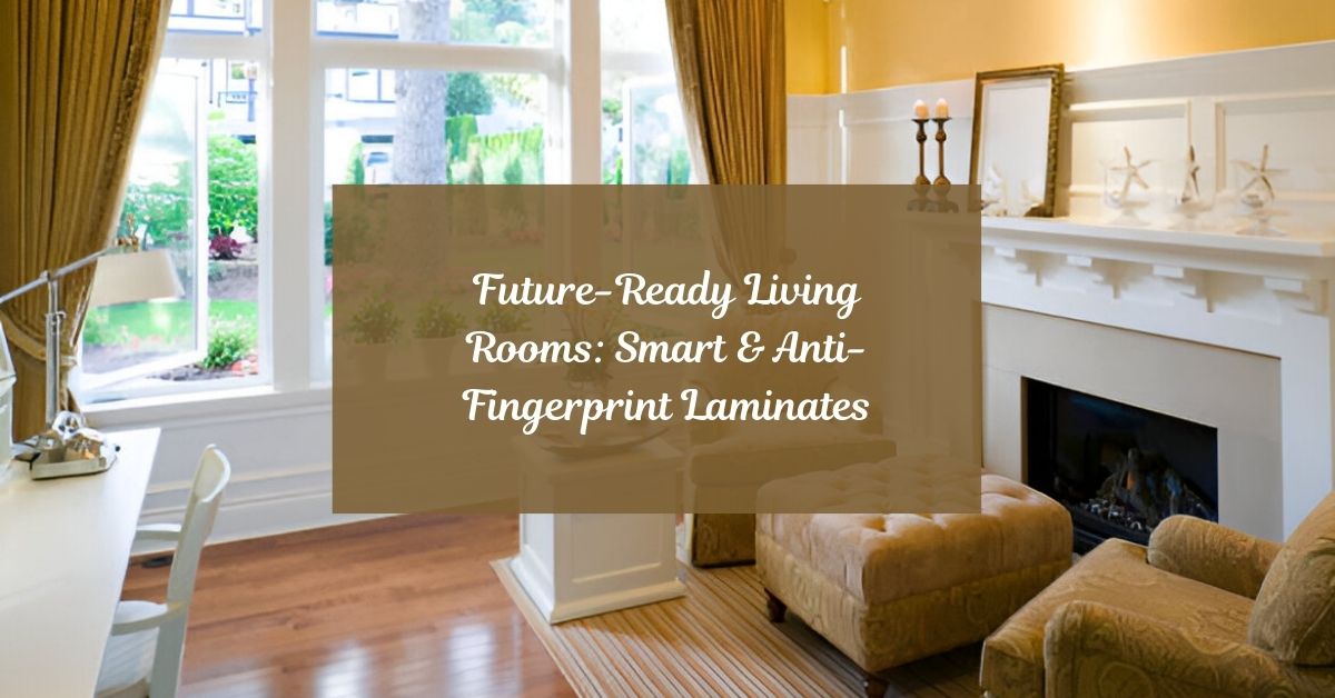 Future-Ready Living Rooms: Smart & Anti-Fingerprint Laminates