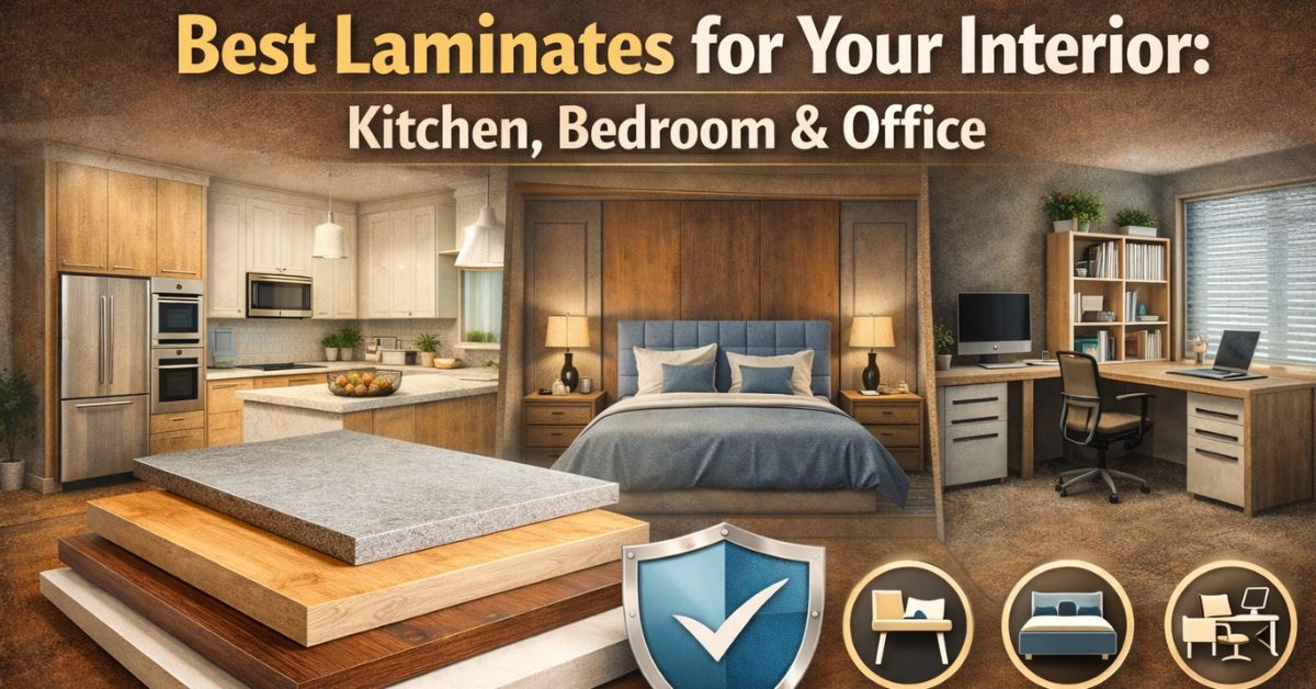 Best Laminates for Your Interior: Kitchen, Bedroom & Office