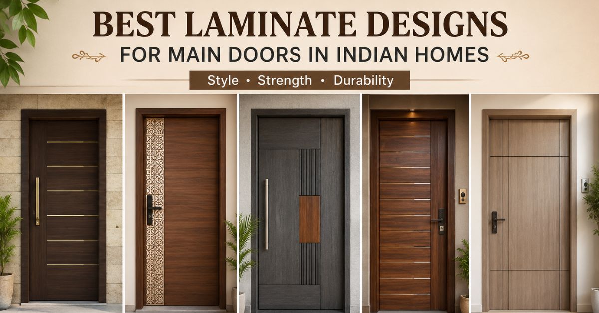 Best Laminate Designs for Main Doors in Indian Homes