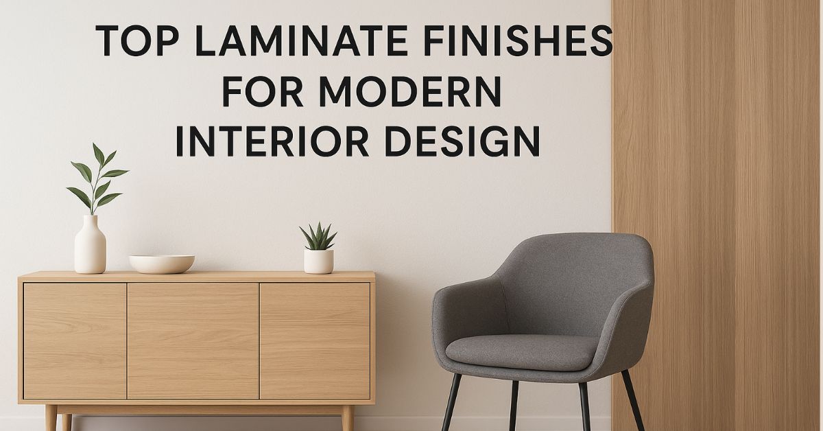 Top Laminate Finishes for Modern Interior Design