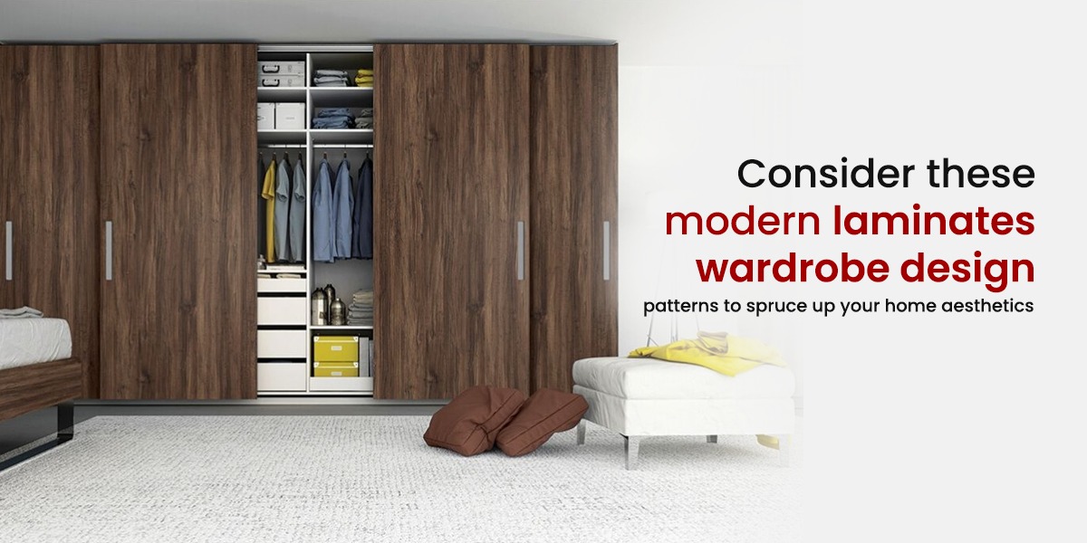 Consider these modern laminates wardrobe design patterns to spruyce up your home aesthetics